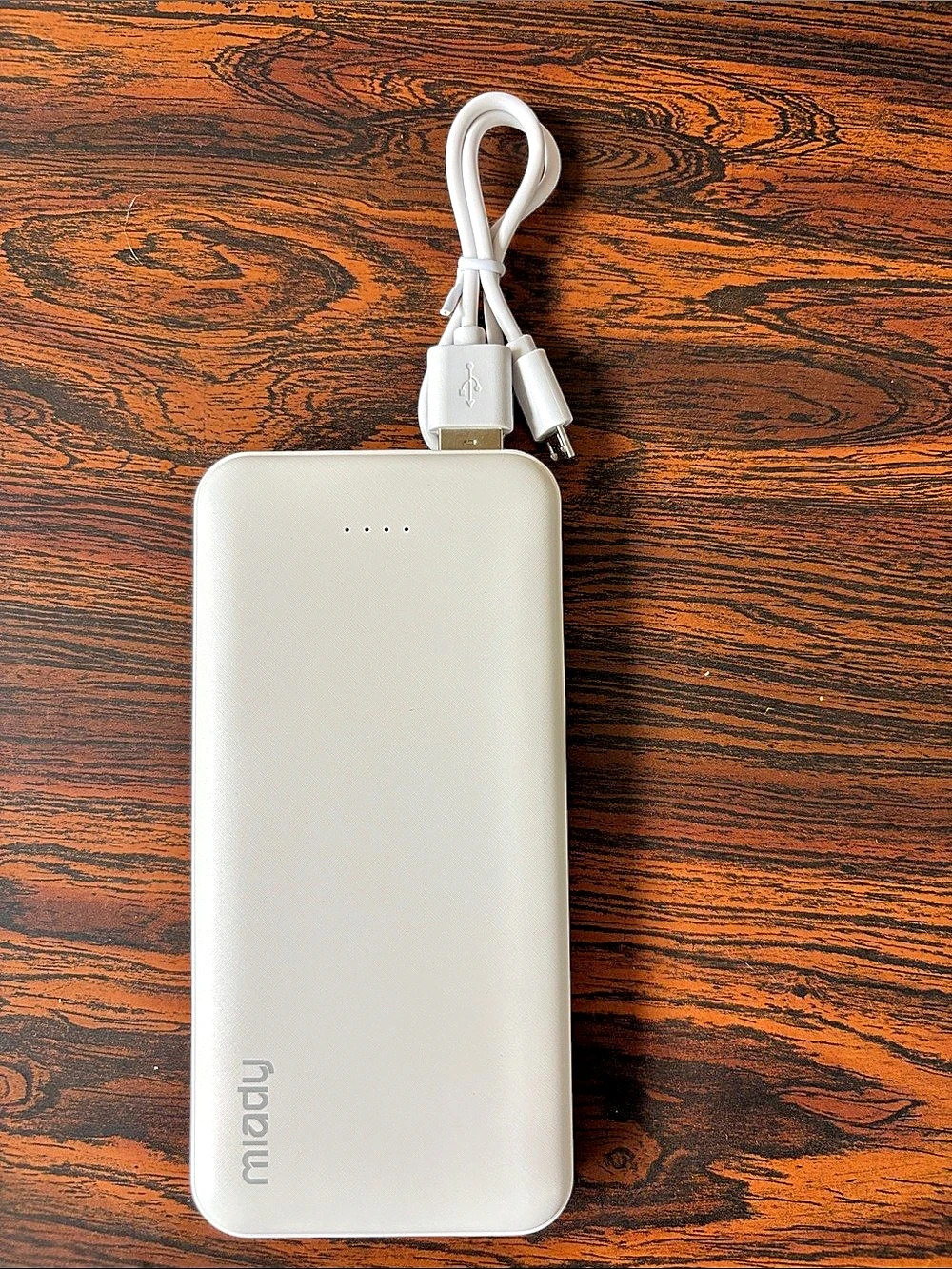 Miaday Portable Power Bank in White